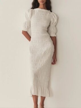 Doen Raquella Dress in Salt